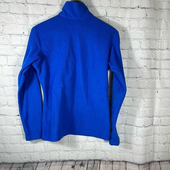 Patagonia Worn Wear Women's Micro D 1/4-Zip Fleece Pullover size M Medium Blue - Picture 4 of 16